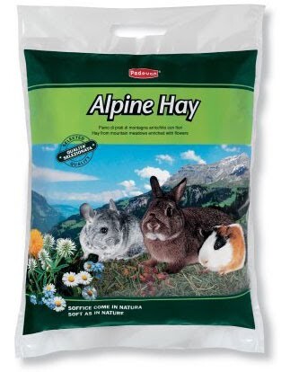 Альпийское сено для кроликов, морских свинок, шиншилл Padovan Alpine Hay