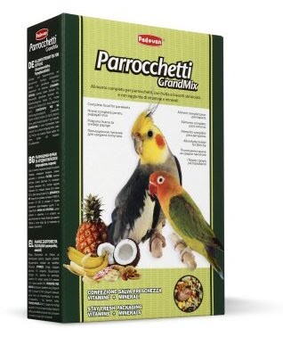 Корм для средних попугаев (неразлучники, кореллы) Padovan GrandMix Parrocchetti