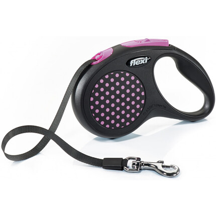 Поводок-рулетка Flexi Design S, 5 м, лента