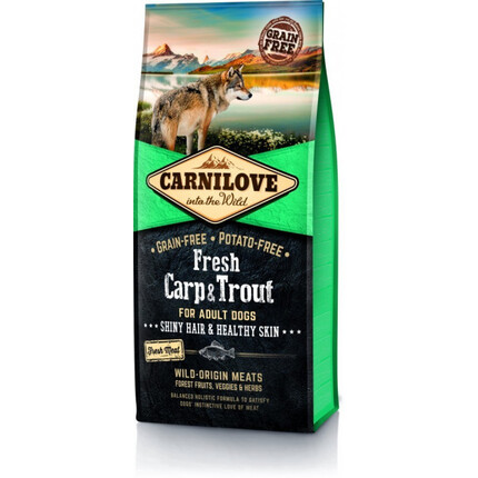 Сухой корм для собак Carnilove Dog Adult Fresh Carp & Trout 
