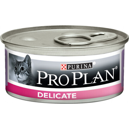 Влажный корм для кошек Purina Pro Plan Delicate Паштет с индейкой