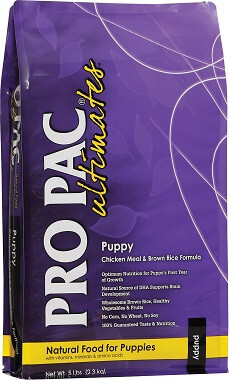 Сухой корм для собак Pro Pac Ultimates Puppy Chicken & Brown Rice Formula 