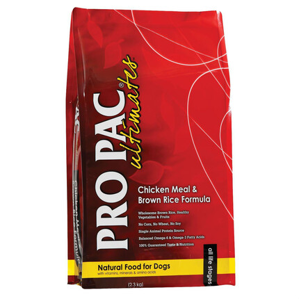 Сухой корм для собак Pro Pac Ultimates Chicken & Brown Rice Formula 