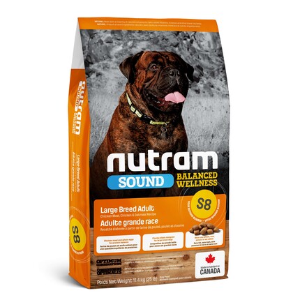 Сухой корм для собак Nutram S8 Sound Balanced Wellness Large Breed Adult 