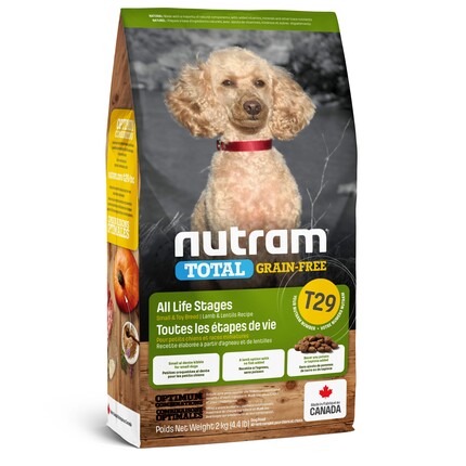 Сухой корм для собак Nutram T29 Total Grain-Free All Life Stages Small & Toy Breed Lamb & Lentils 