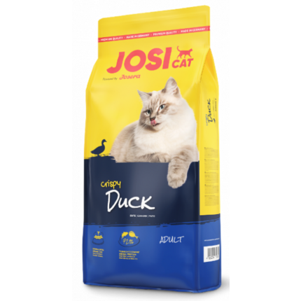 Сухой корм для кошек JosiCat Crispy Duck (ЙозиКет Криспи Дак)