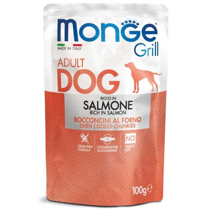 Влажный корм для собак Monge Grill Salmon (Монж Гриль с лососем)