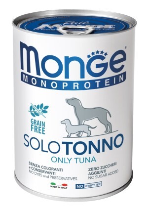 Вологий корм для собак Monge Monoprotein Tuna