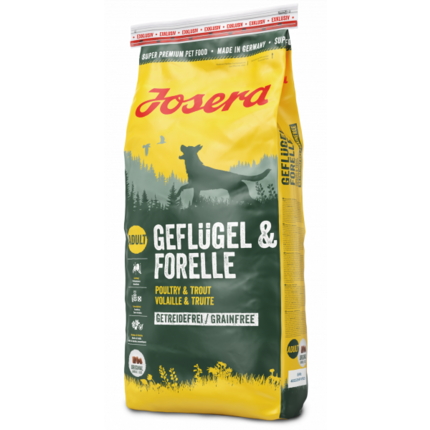 Сухой корм для собак Josera Geflugel & Forelle 