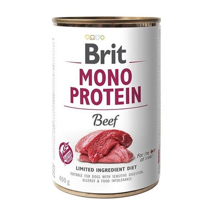Влажный корм для собак Brit Mono Protein Beef 