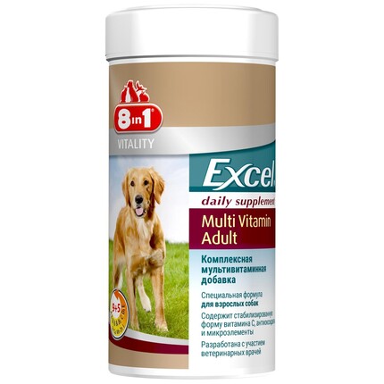 Вітаміни для дорослих собак 8in1 Excel Multi Vitamin Adult