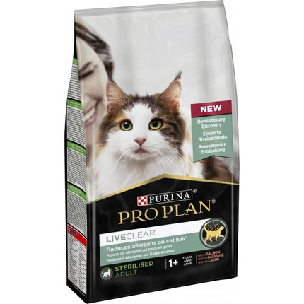 Сухой корм для кошек Purina Pro Plan LiveClear Sterilised Adult Salmon