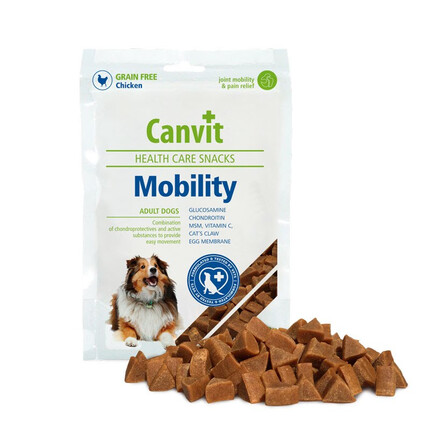 Полувлажные функциональные лакомства для собак Canvit Mobility 