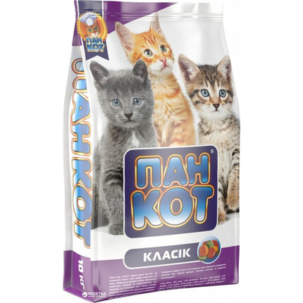 Сухий корм для кошенят Пан Кіт Класик
