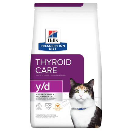 Лечебный сухой корм для котов Hill's Prescription Diet Feline Thyroid Care y/d Chicken (курица)