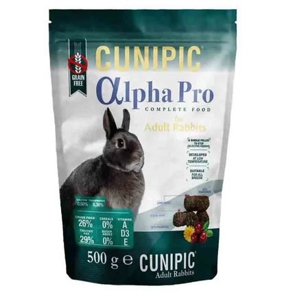 Корм для взрослых кроликов от 6 месяцев Cunipic Alpha Pro