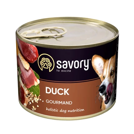 Вологий корм для собак Savory Gourmand Duck (качка)