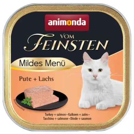 Влажный корм для котов Animonda Vom Feinsten Mildes Menu Turkey + Salmon (индейка и лосось)
