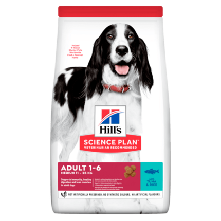 Сухий корм для собак Hill's Science Plan Canine Adult Medium Tuna & Rice 