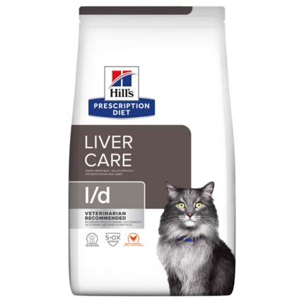 Лечебный сухой корм для котов Hill's Prescription Diet Feline Liver Care l/d Chicken (курица)