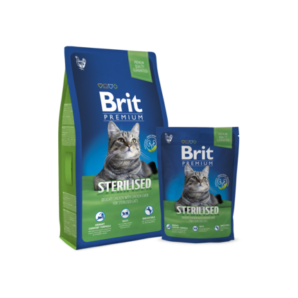 Сухой корм для котов Brit Premium Cat Sterilised