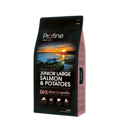 Сухой корм для шенков Profine Junior Large Salmon & Potatoes в Ровно